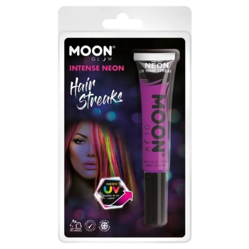 Moon Glow Intense Neon Uv Hair Streaks, Purple