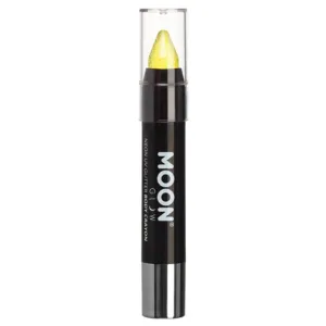 Moon Glow Neon Uv Glitter Body Crayons, Yellow
