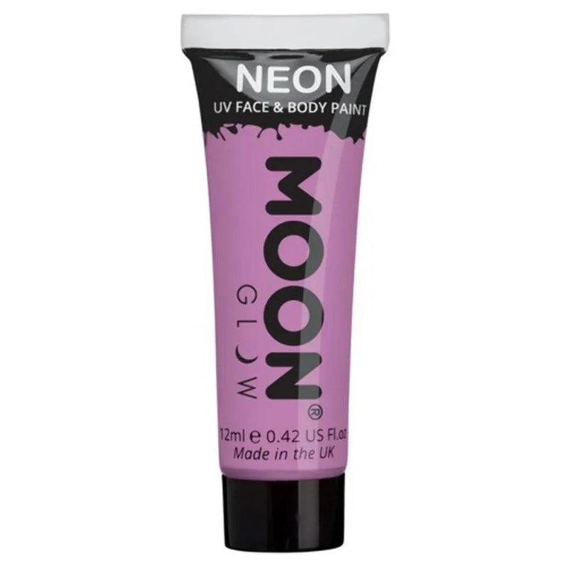 Moon Glow Pastel Neon Uv Face Paint, Lilac