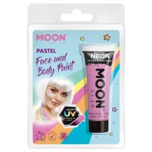 Moon Glow Pastel Neon Uv Face Paint, Lilac