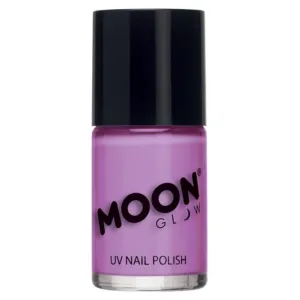 Moon Glow Pastel Neon Uv Nail Polish, Lilac