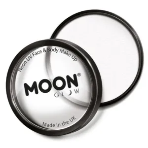 Moon Glow Pro Intense Neon Uv Cake Pot, White