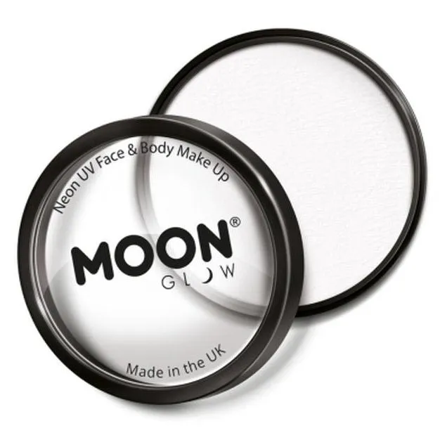Moon Glow Pro Intense Neon Uv Cake Pot, White