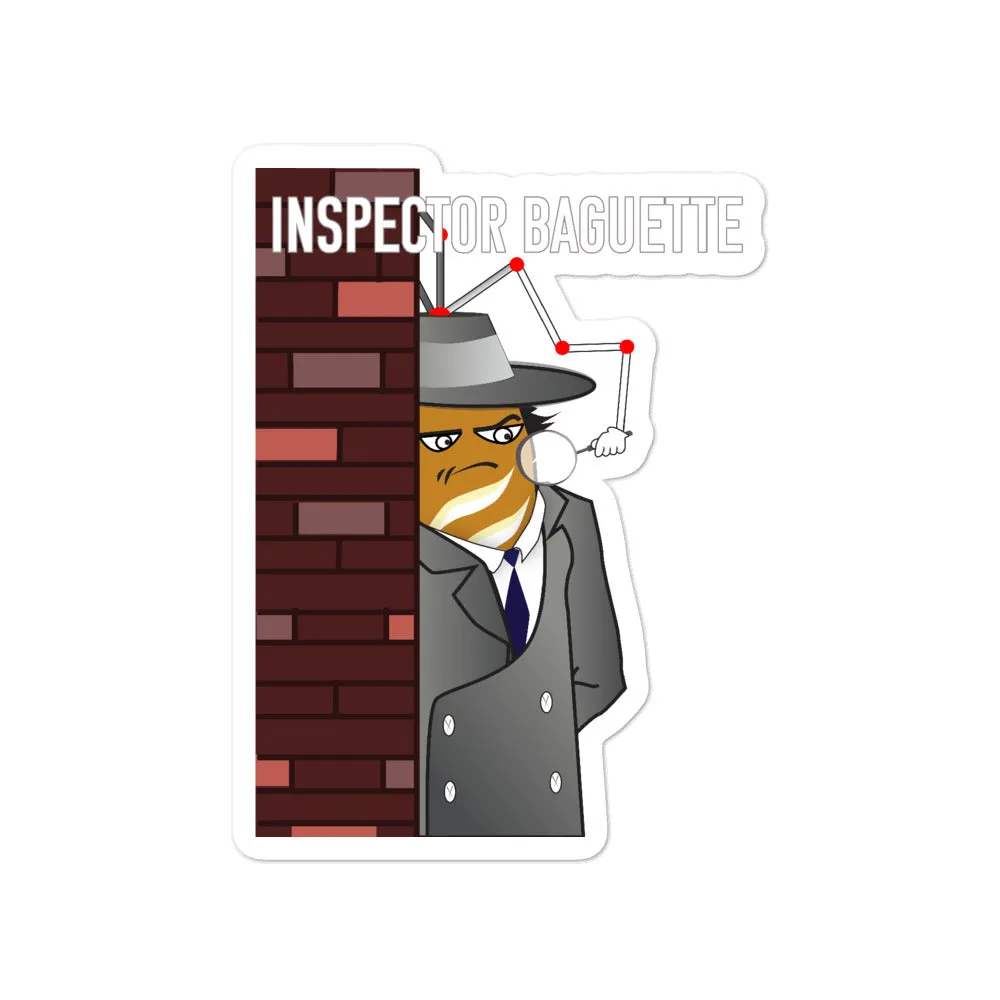 Movie The Food™ "Inspector Baguette" Sticker
