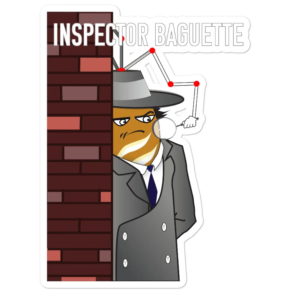 Movie The Food™ "Inspector Baguette" Sticker