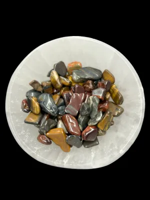 Multi- Colored Tiger's Eye Chips - Tiger Eye Stone Chips
