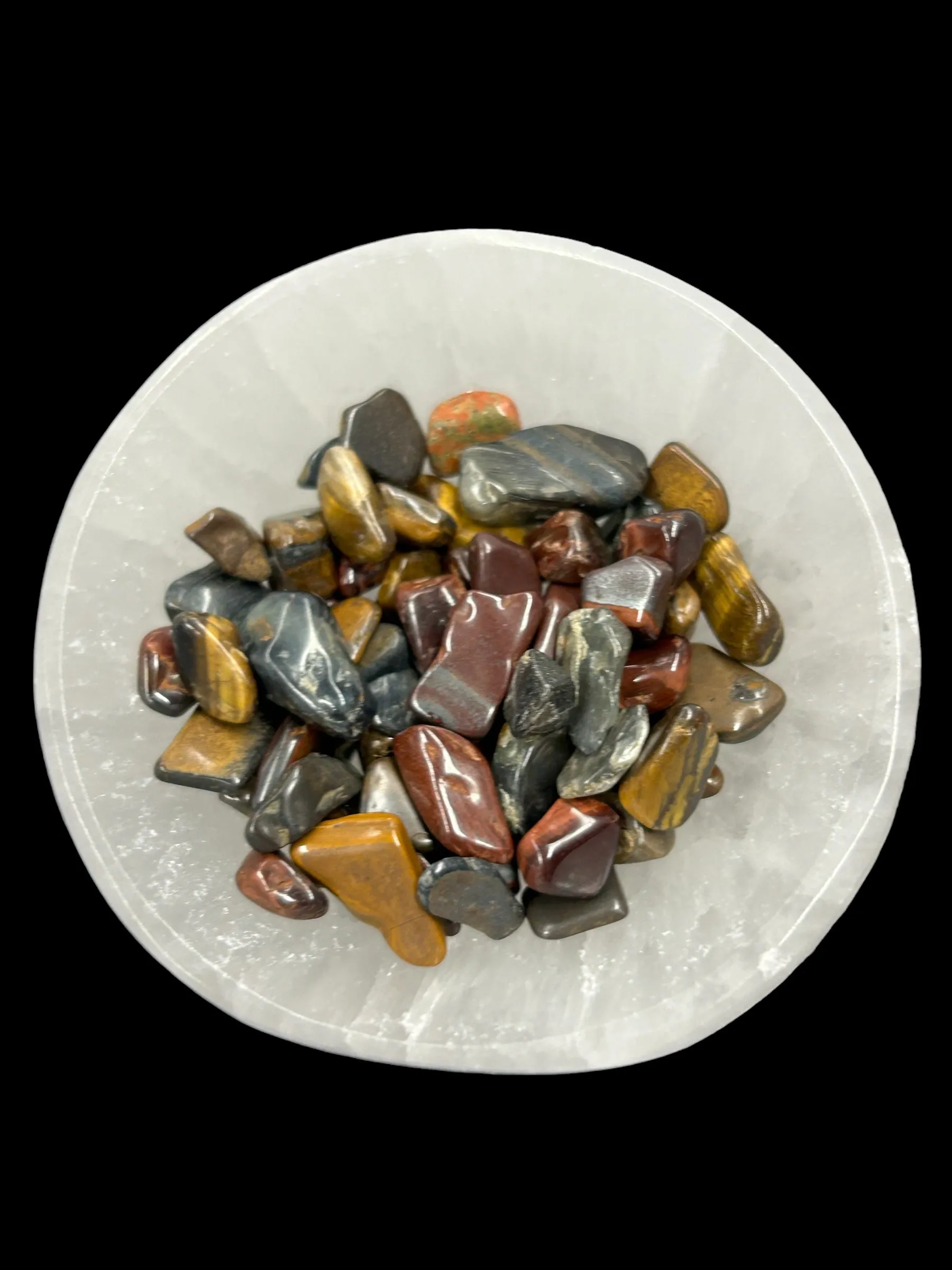 Multi- Colored Tiger's Eye Chips - Tiger Eye Stone Chips