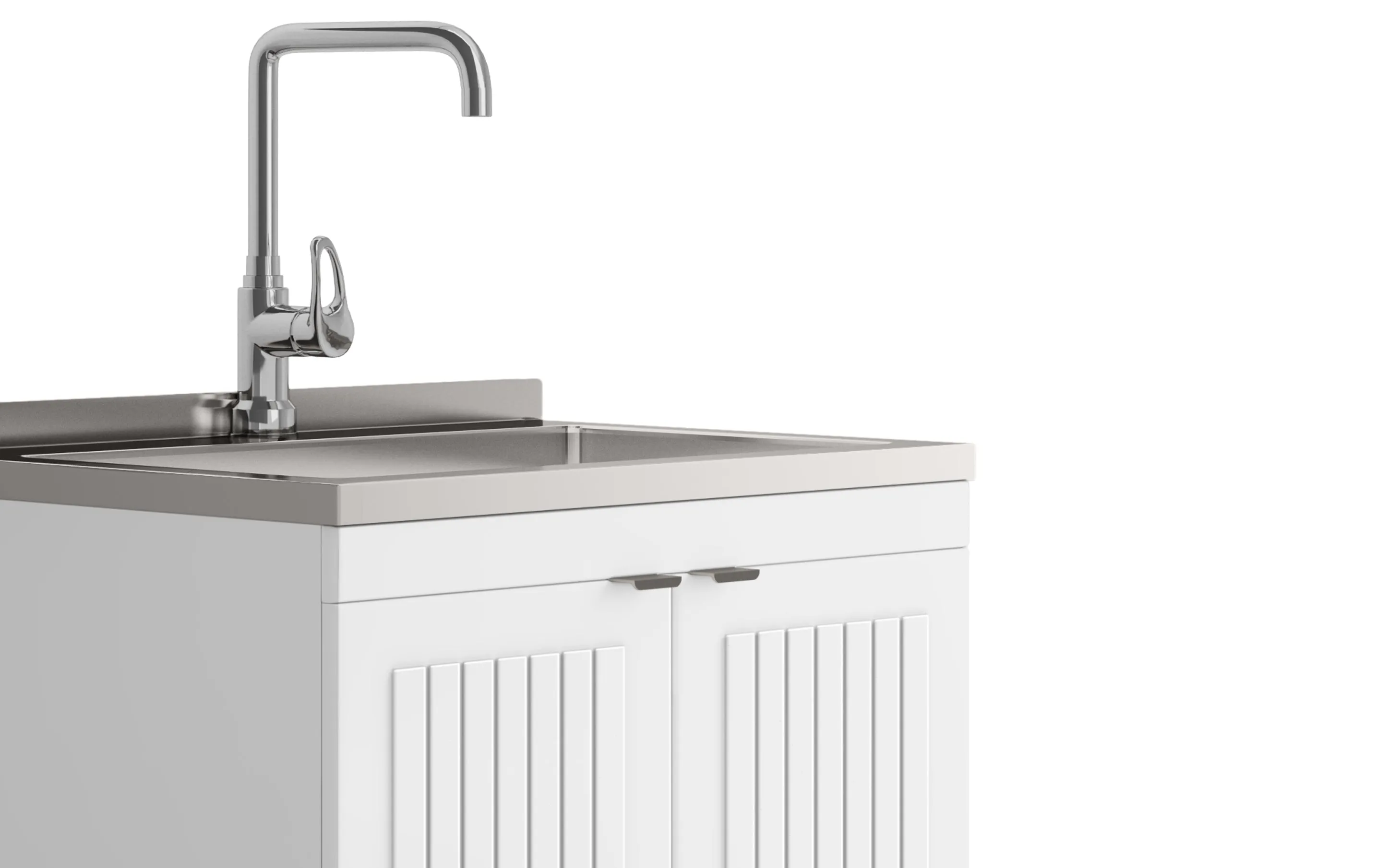 Murphy All-In-One 28-inch Laundry Utility Sink and Cabinet