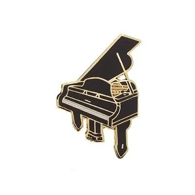 MUSICAL PIN Piano Black