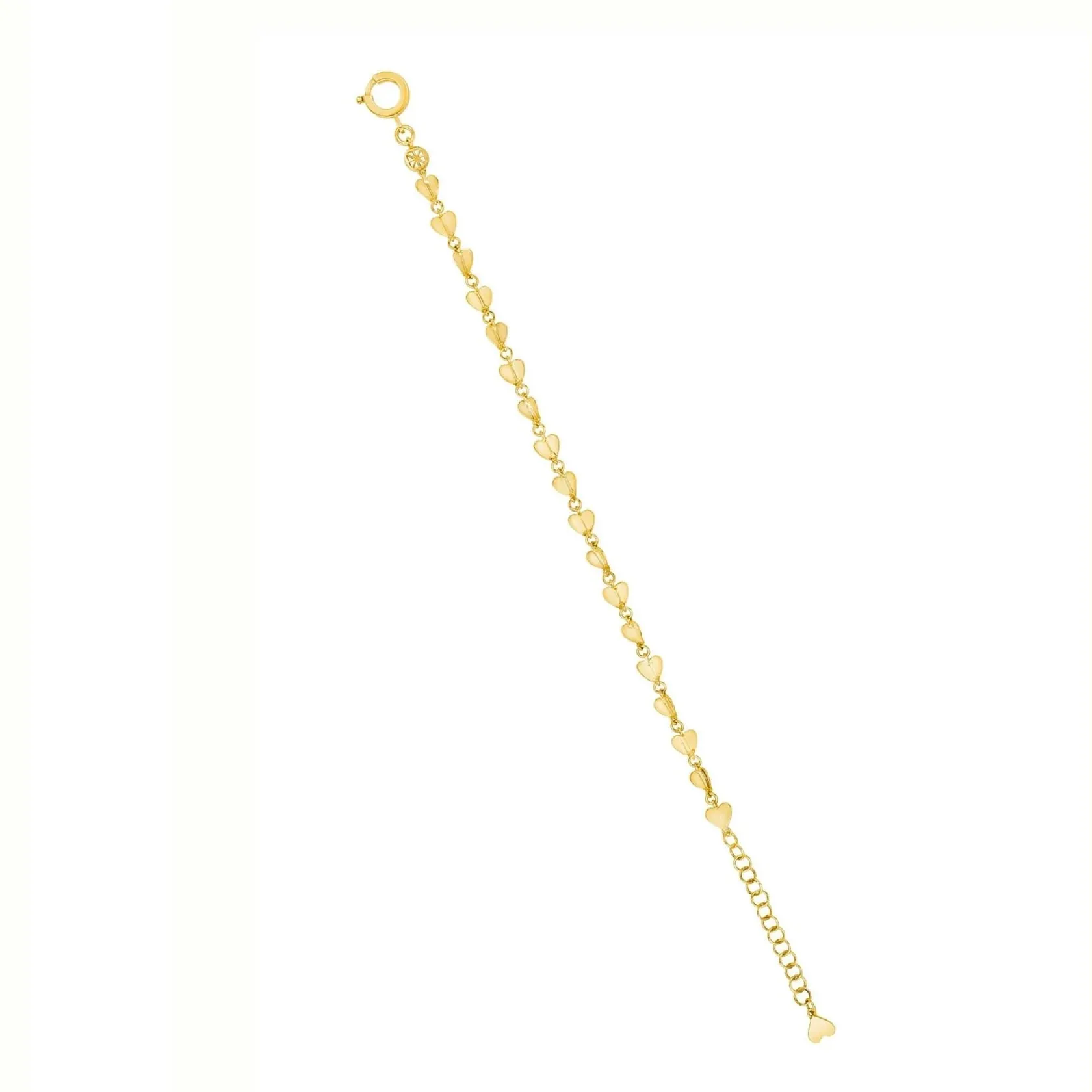 Narrow Wings Of Love Chain Bracelet