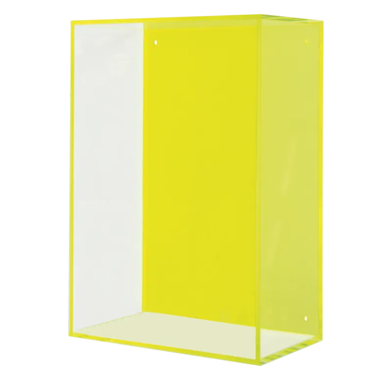 Neon Hanging Acrylic Box, Green - Gold Leaf Design Group