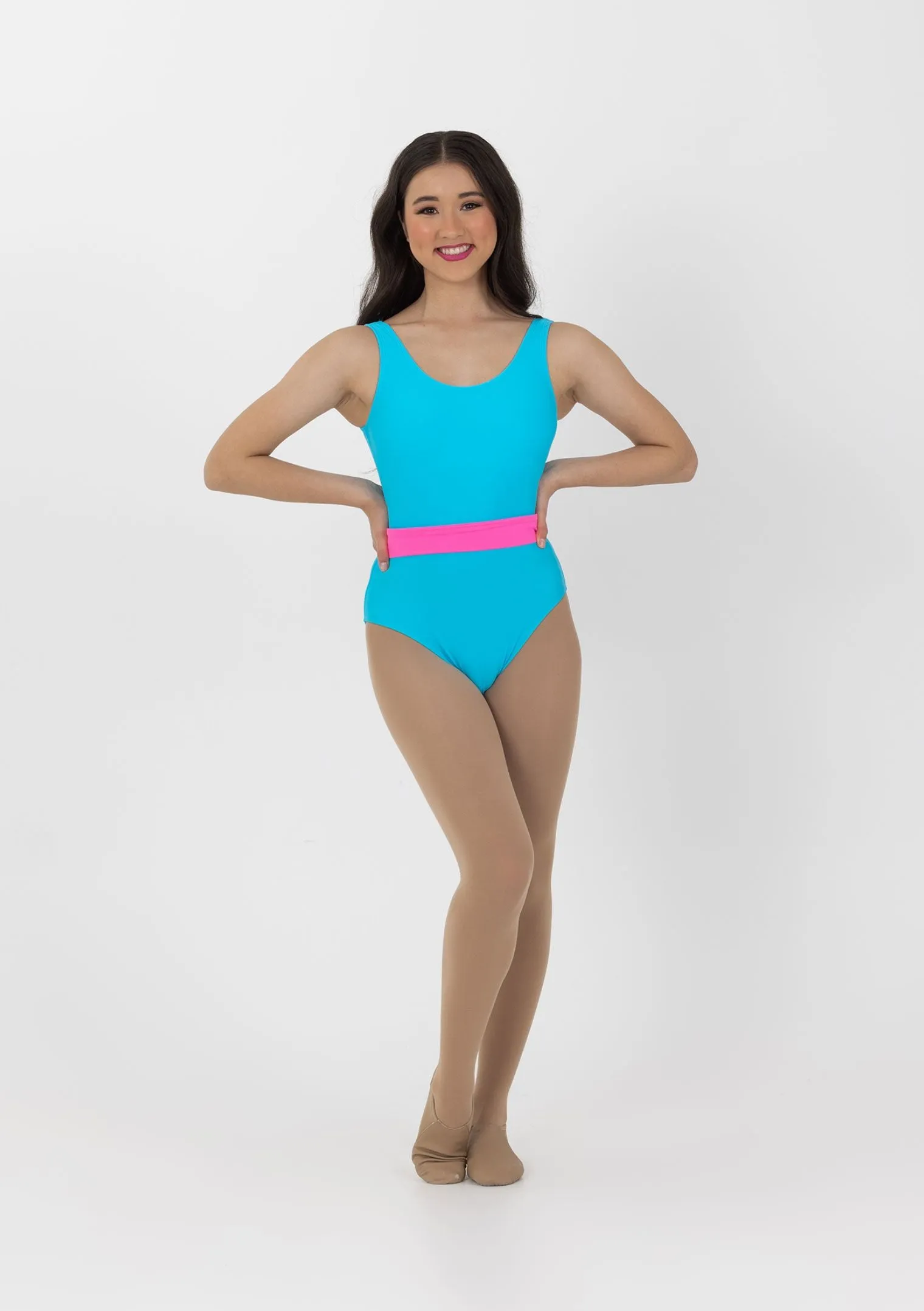 Neon Leotard with Waistband (S7)