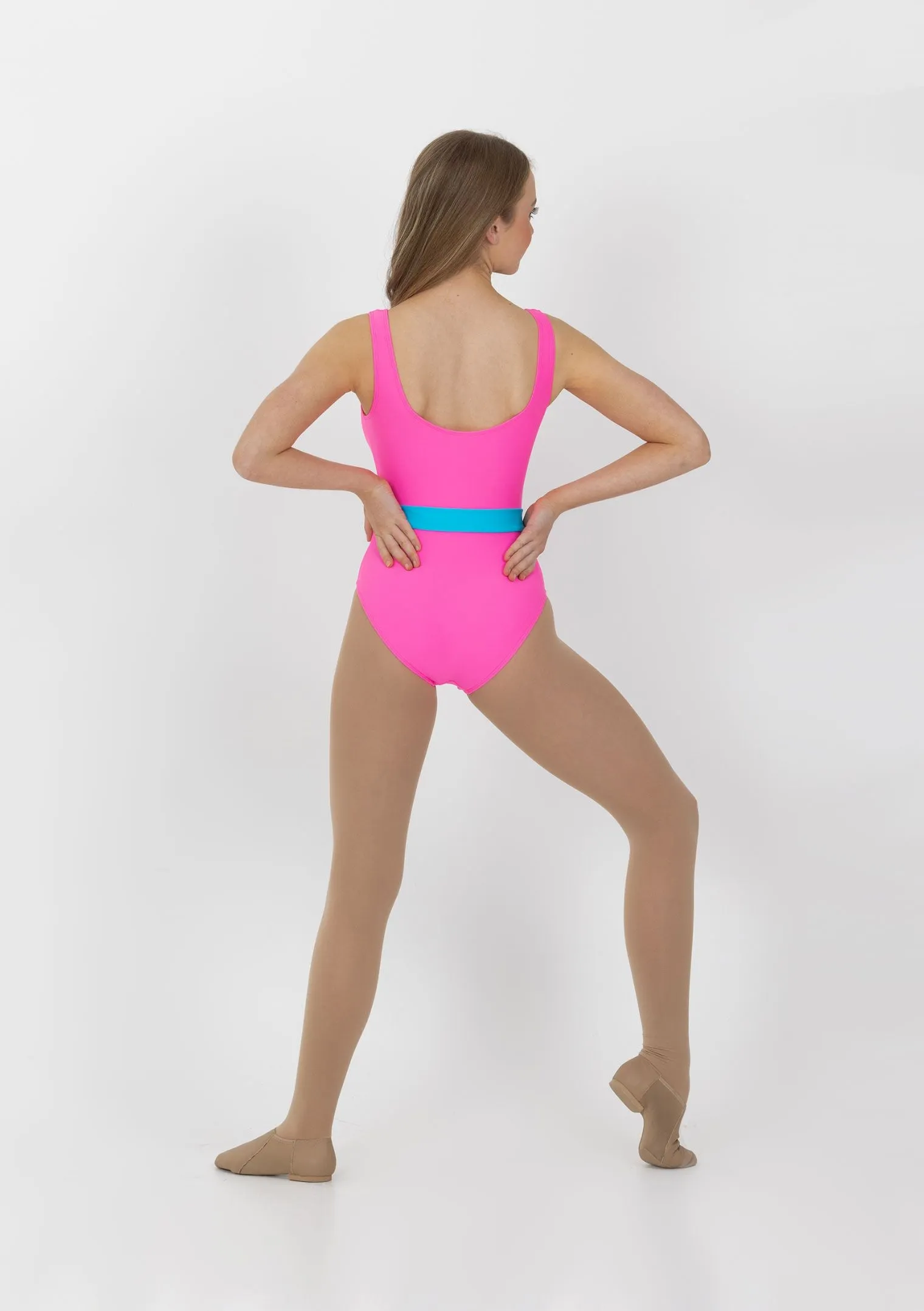 Neon Leotard with Waistband (S7)