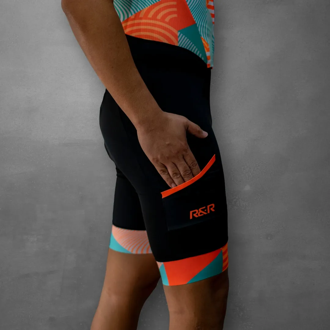 Neon Orange Luminous Trisuit