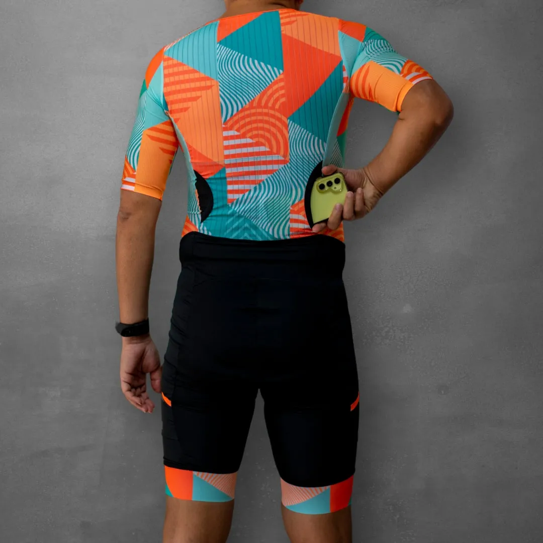 Neon Orange Luminous Trisuit