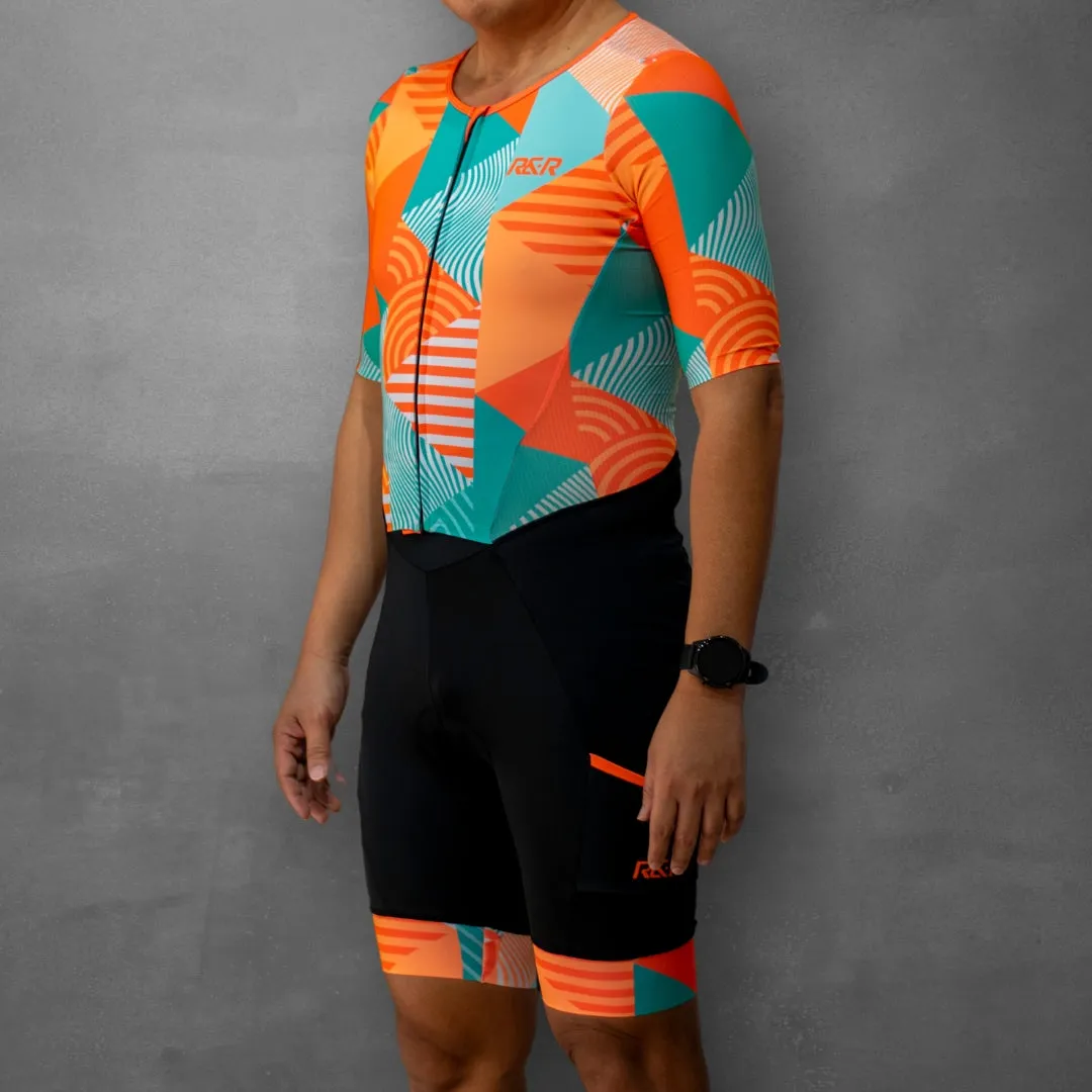 Neon Orange Luminous Trisuit