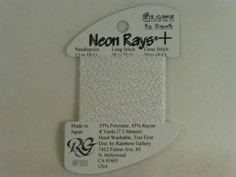 Neon Rays  NP300 White Glow in the Dark