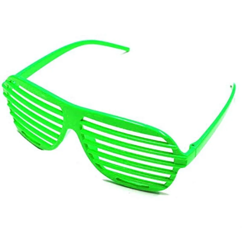 Neon Shutter Shades Glasses - Asst Colors