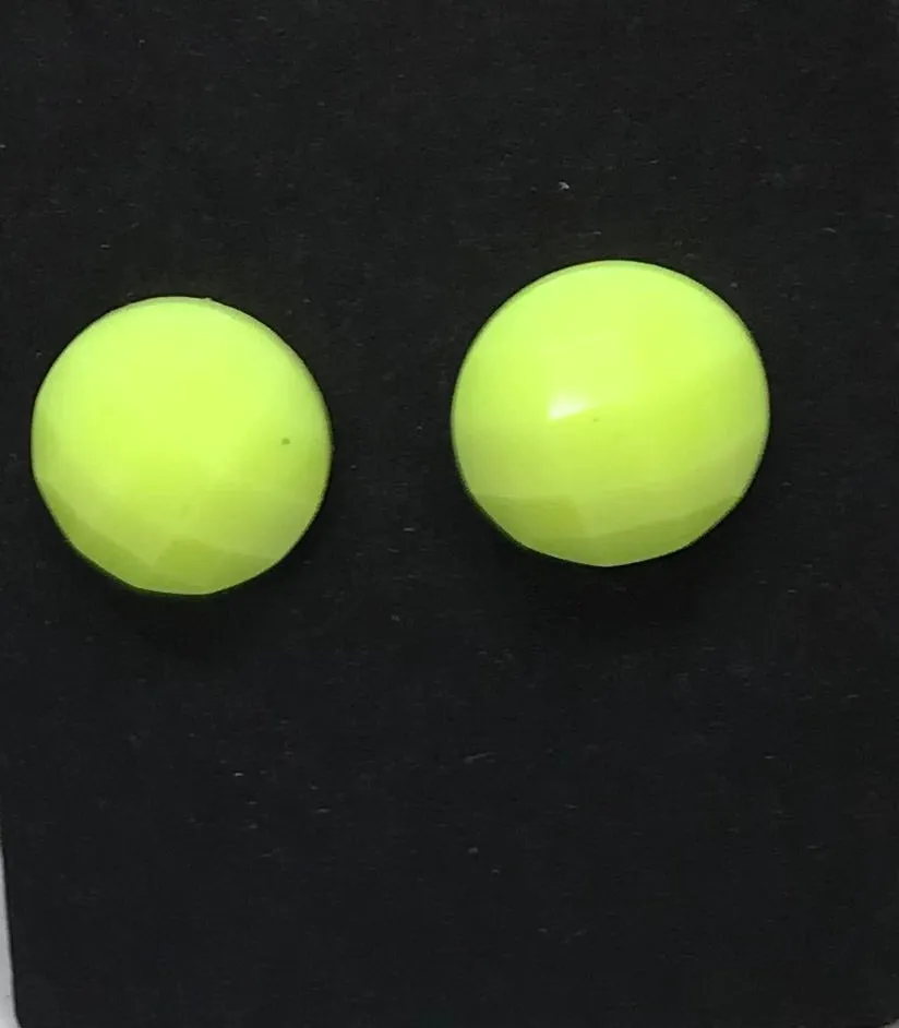 Neon Stud Earrings