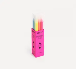 Neon Washable Felt Pen Markers