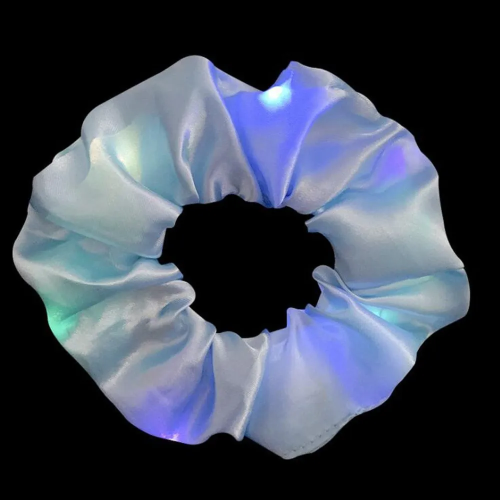 New Arrival Girls LED Luminous Scrunchies Hair Tie Accessories