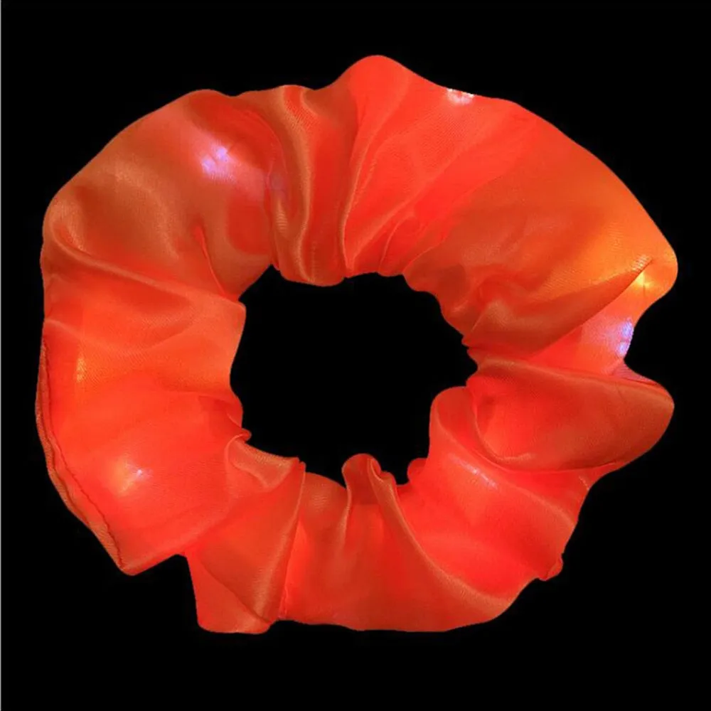 New Arrival Girls LED Luminous Scrunchies Hair Tie Accessories