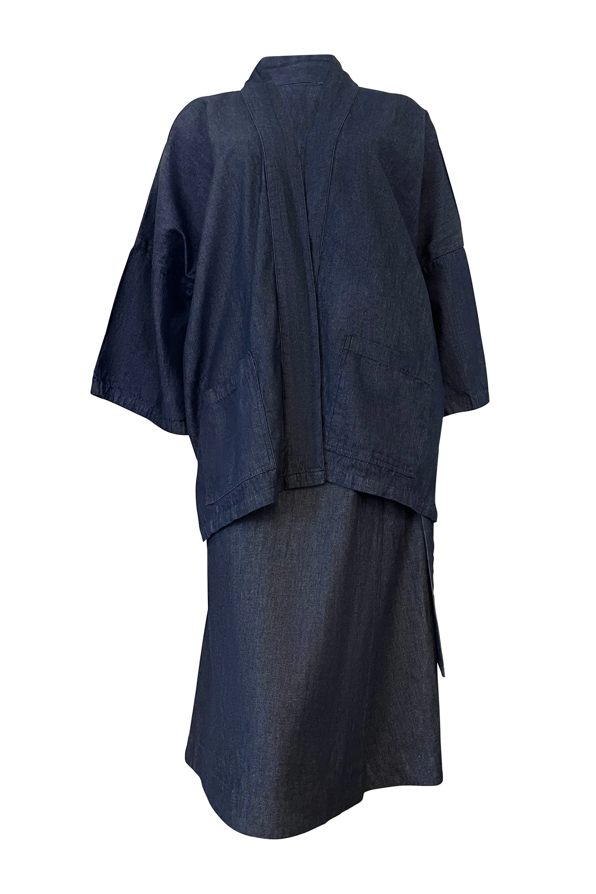 NEW! Belted Overlay Denim