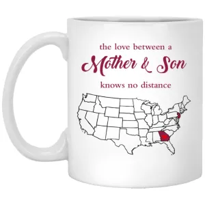 New Jersey Georgia The Love Between Mother And Son Mug