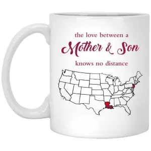 New Jersey Louisiana The Love Between Mother And Son Mug