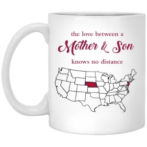 New Jersey Nebraska The Love Between Mother And Son Mug