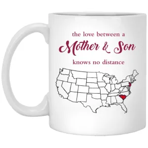 New Jersey South Carolina The Love Between Mother And Son Mug