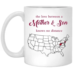 New Jersey West Virginia The Love Between Mother And Son Mug