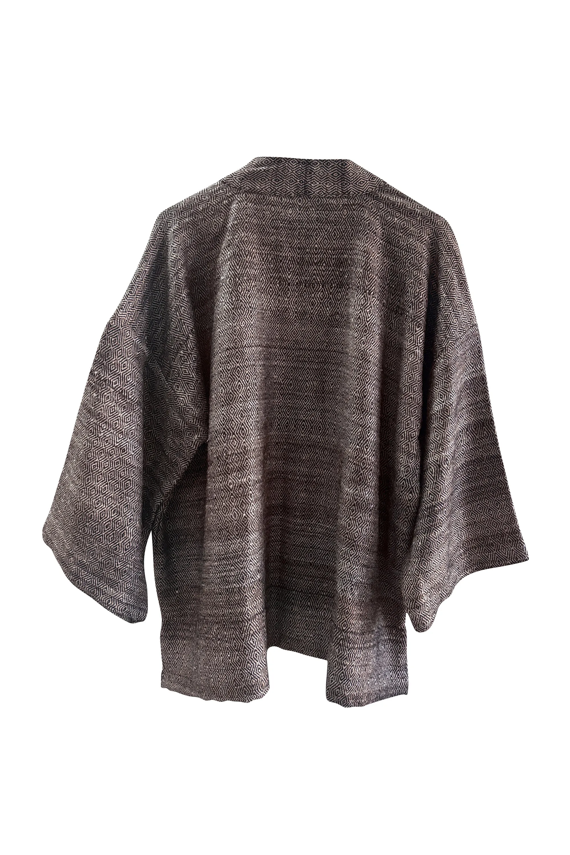 NEW! Wool Silk Overlay Diamond Oak