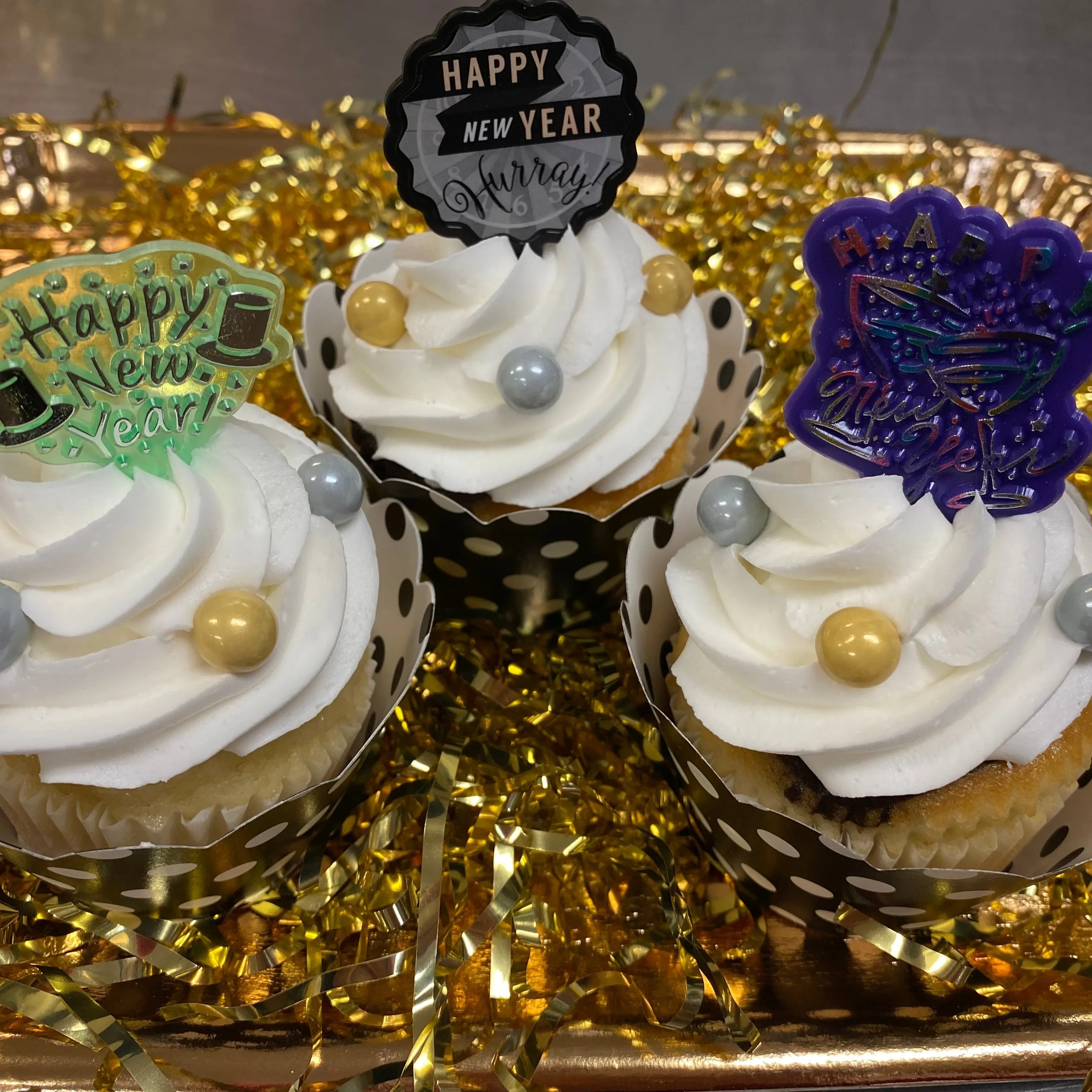 New Years Eve Top Shelf Cupcakes