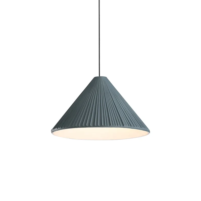 Nordic Macron Folded Resin Lampshade Pendant Lamp