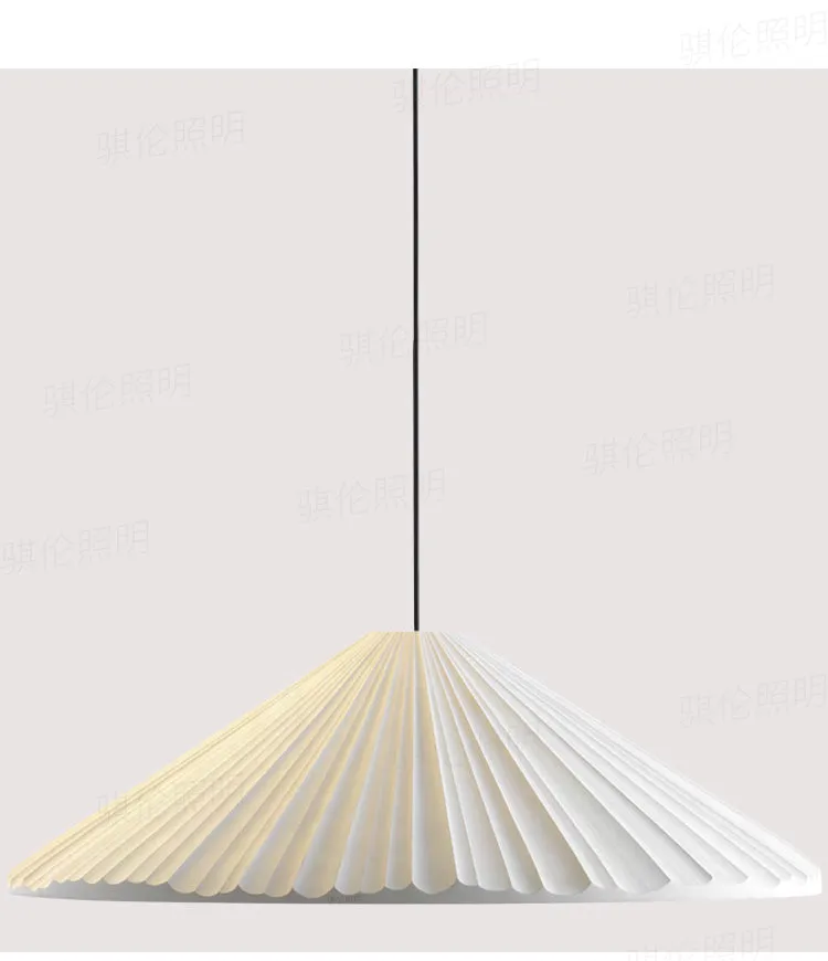 Nordic Macron Folded Resin Lampshade Pendant Lamp