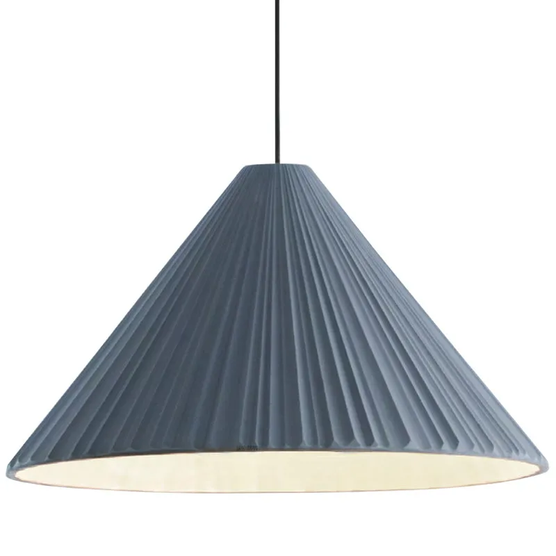Nordic Macron Folded Resin Lampshade Pendant Lamp