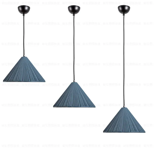 Nordic Macron Folded Resin Lampshade Pendant Lamp
