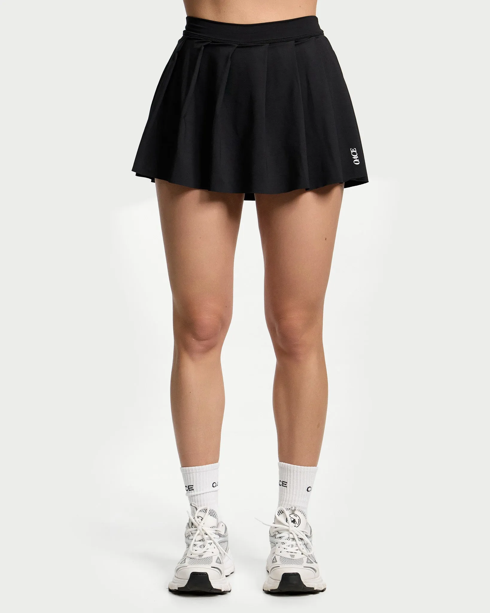 Nylon Folded Skirt