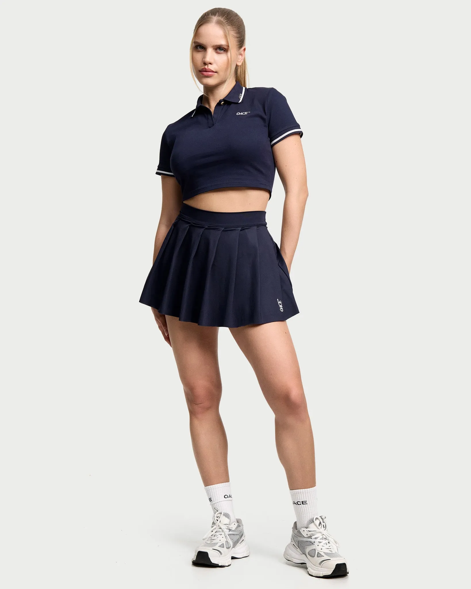 Nylon Folded Skirt