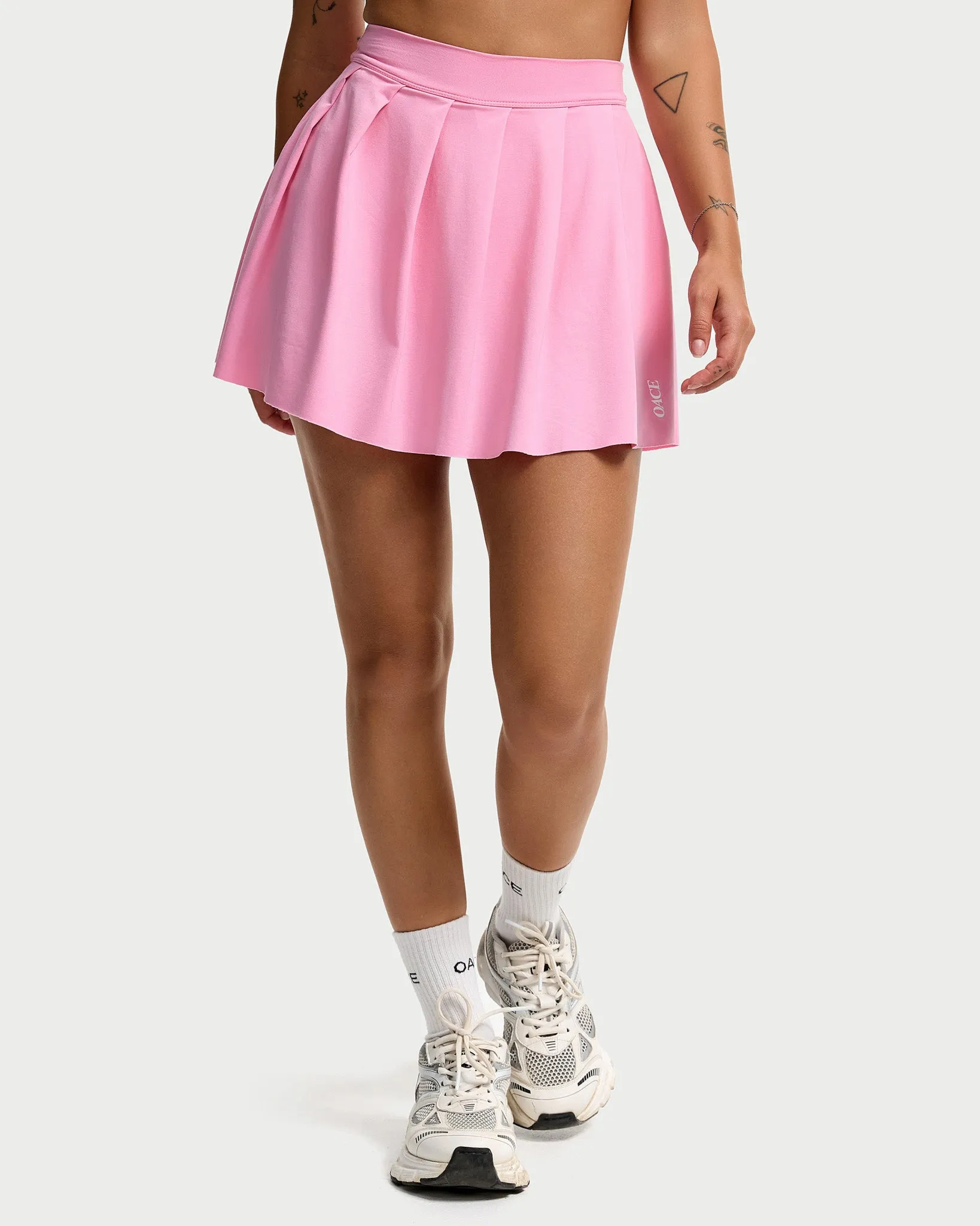 Nylon Folded Skirt