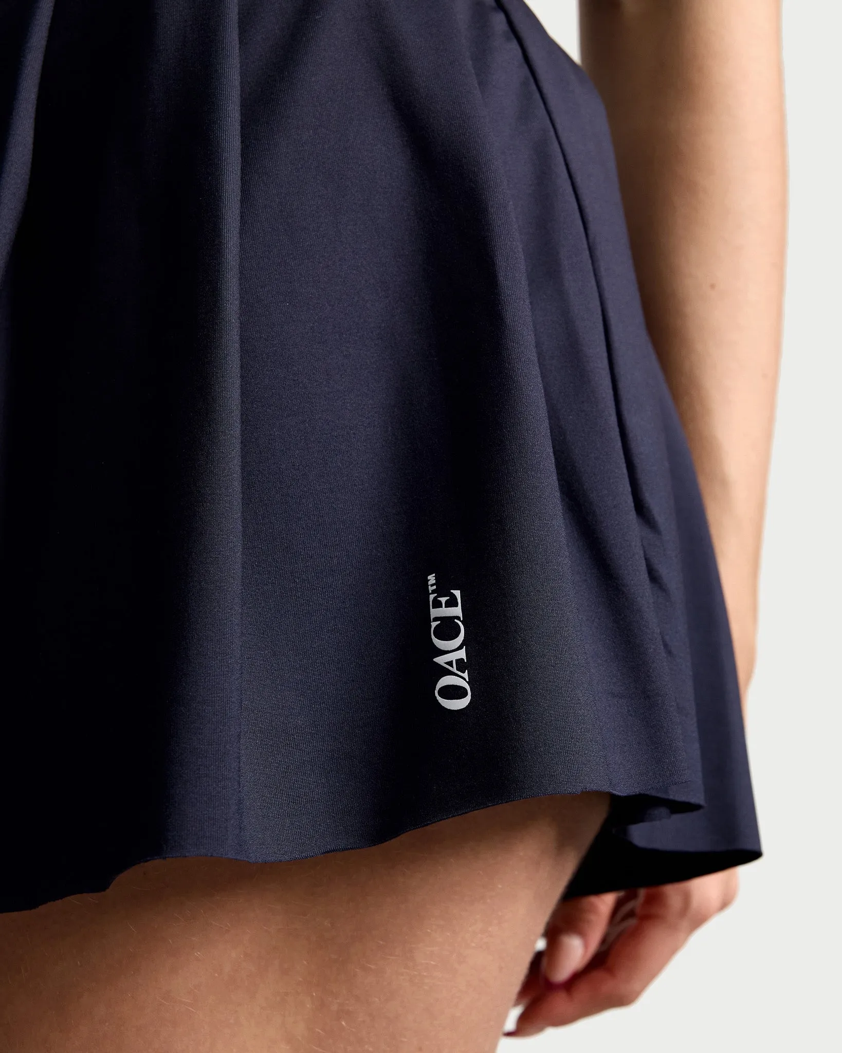 Nylon Folded Skirt