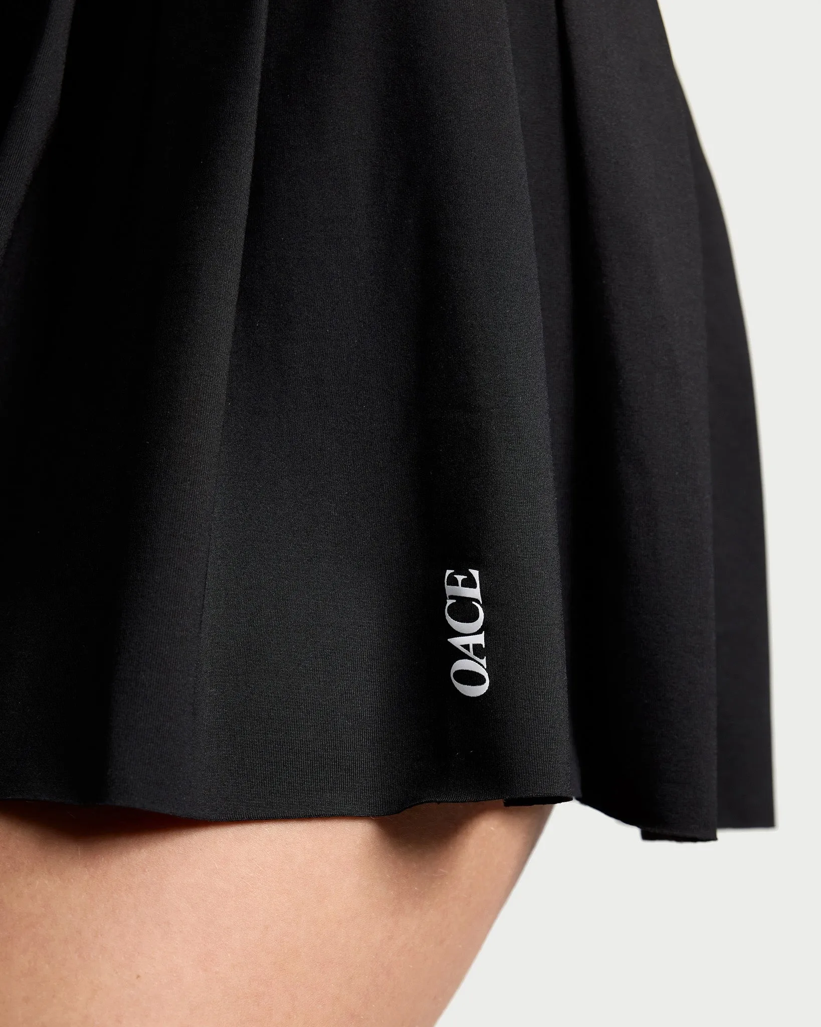 Nylon Folded Skirt