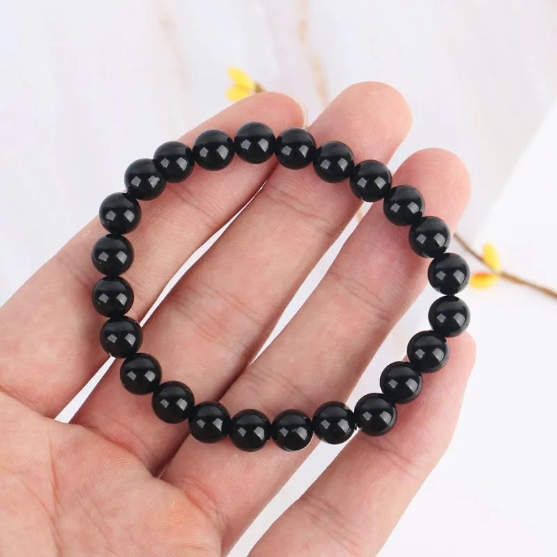 Obsidian Bracelet - 8mm Round