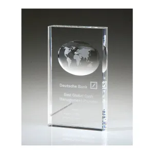 OCGL39 | Crystal Illusion Globe Award / Free Engraving