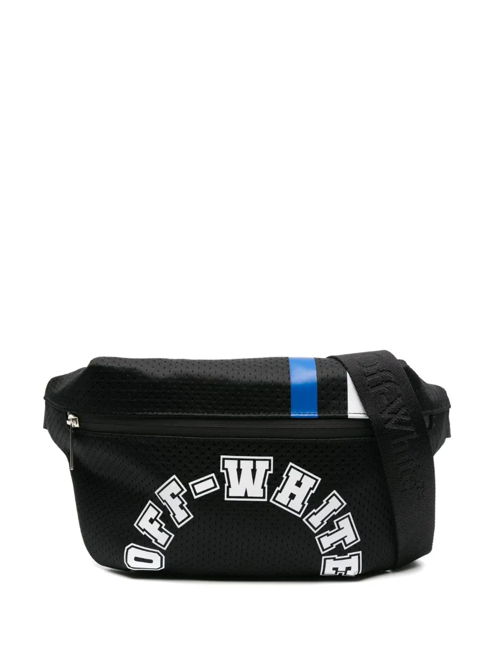 Off-White Outdoor Baseball Mesh Belt Bag Black/White