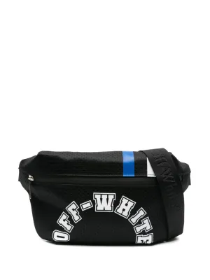 Off-White Outdoor Baseball Mesh Belt Bag Black/White