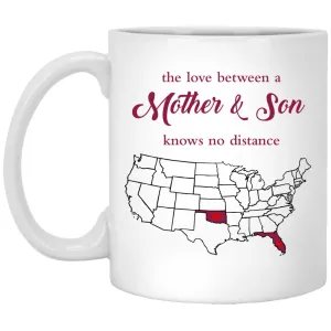 Oklahoma Florida The Love Between Mother And Son Mug