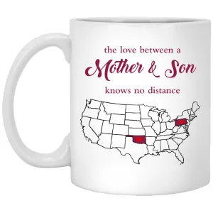 Oklahoma Pennsylvania The Love Between Mother And Son Mug