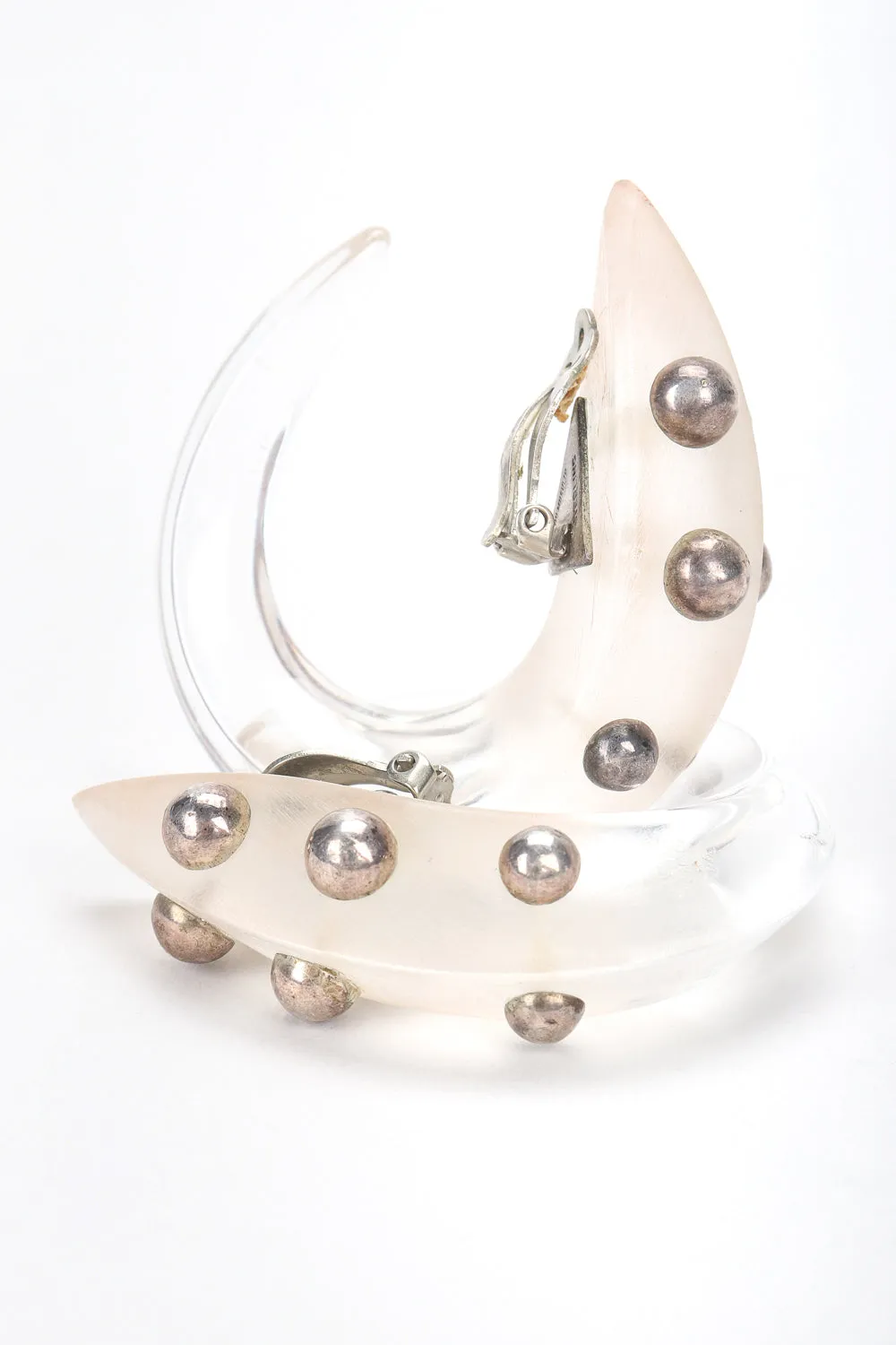 Ombré Frosted Lucite Earrings
